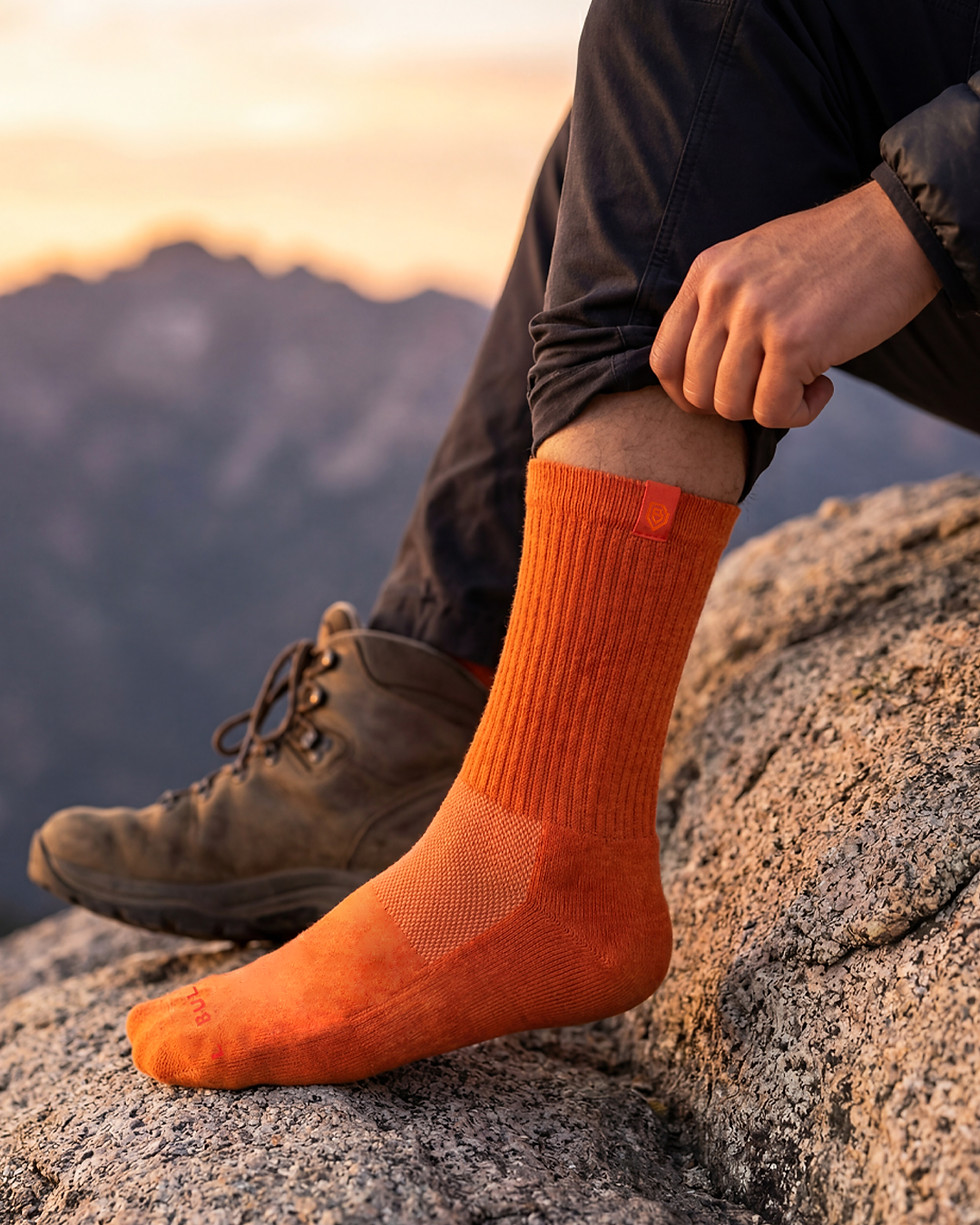 Thumbnail: Bulg Bali Orange Nr:788 | Performance Fit Crew Sock