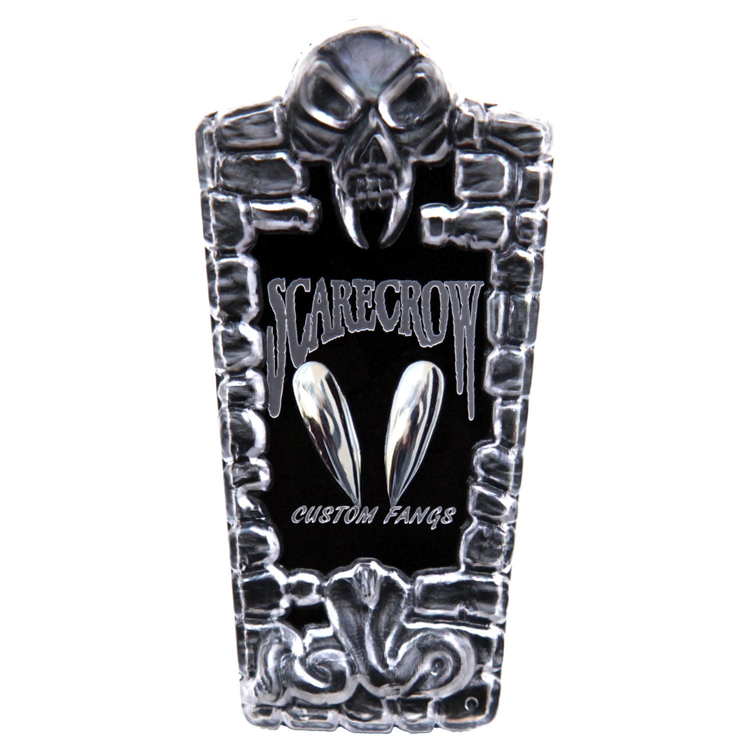 Scarecrow Chrome Sabers Deluxe Extra Long Glam Metallic Custom Fangs