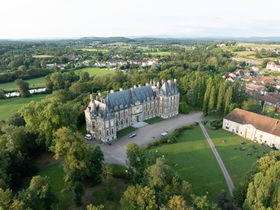 Château Villersexel mariage domaine drone