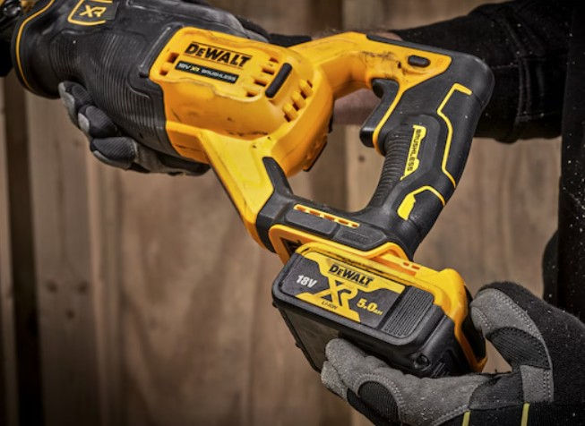 Thumbnail: DeWalt DCS382N XR Cordless Brushless Reciprocating Saw 18V Bare Unit