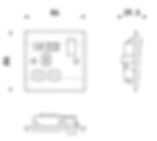 BG Nexus Antique Brass 1 Gang 13A switched socket USB-A USB-C NAB21UAC18B-01