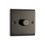 Thumbnail: BG Nexus Black Nickel 200W 1 Gang 2 Way dimmer switch push on/off NBN81-01