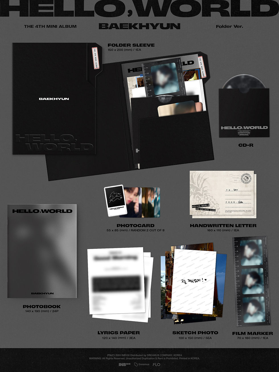 Thumbnail: Baekhyun Hello, World Folder Version 4th Mini Album