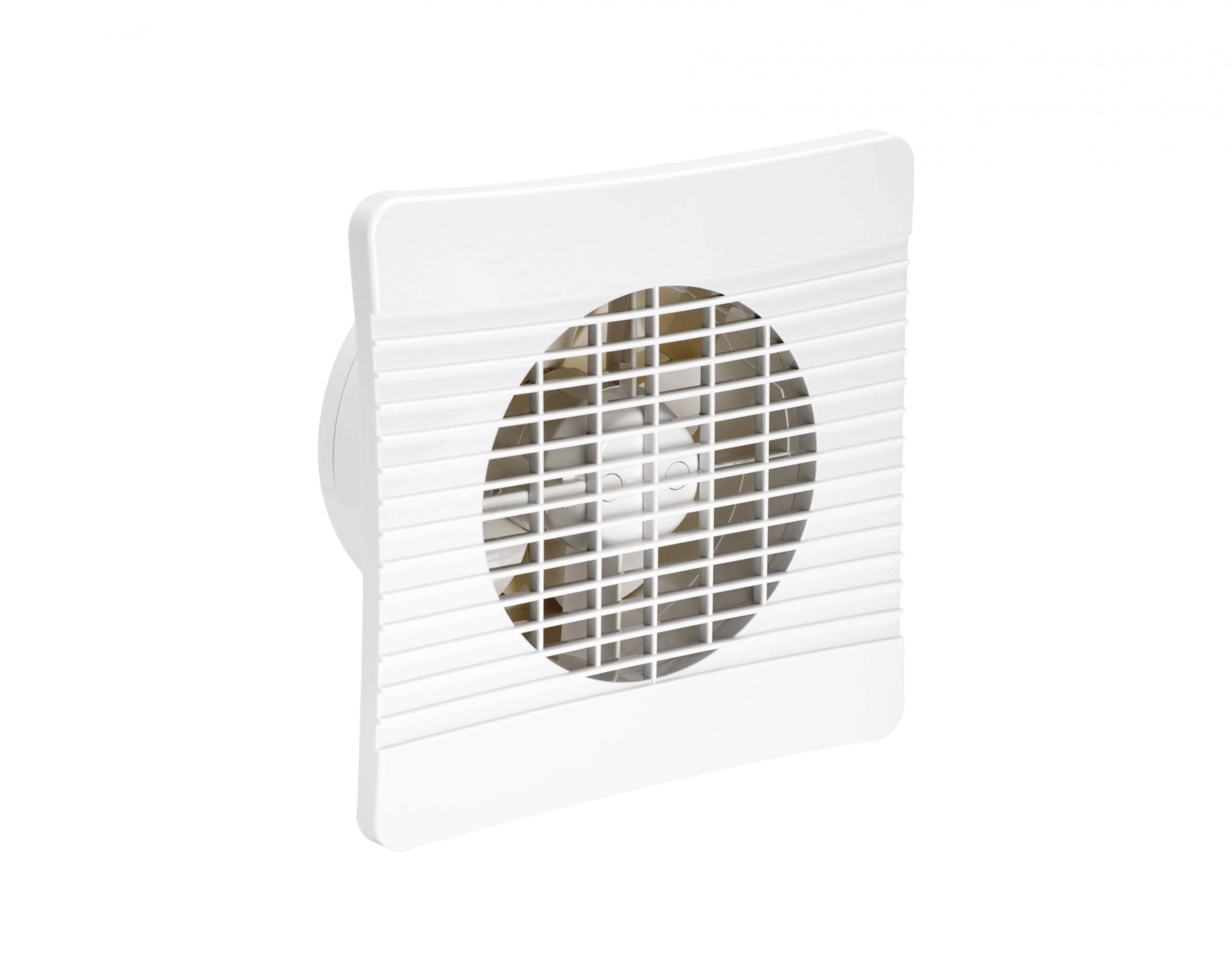 Airvent 150m slim axial fan with integral shutters