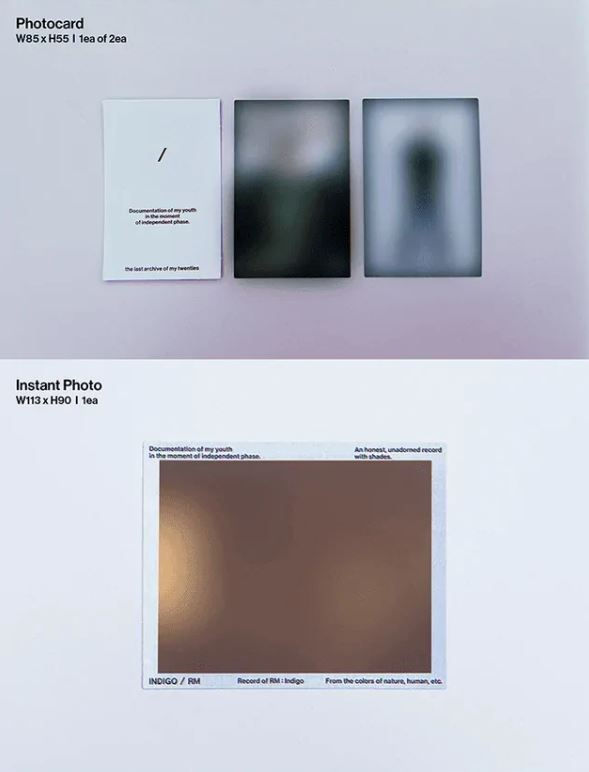 Thumbnail: RM (BTS) Indigo (Postcard Weverse Album version)