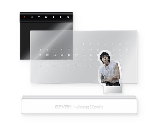 JungKook SEVEN Acrylic Stand Calendar (BTS) | Cosmo Electrical