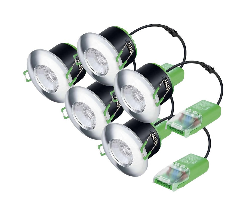 Thumbnail: JCC V50 Fire-rated LED downlight 7.5W 650lm IP65  with bezel JC1001/ - Multipack