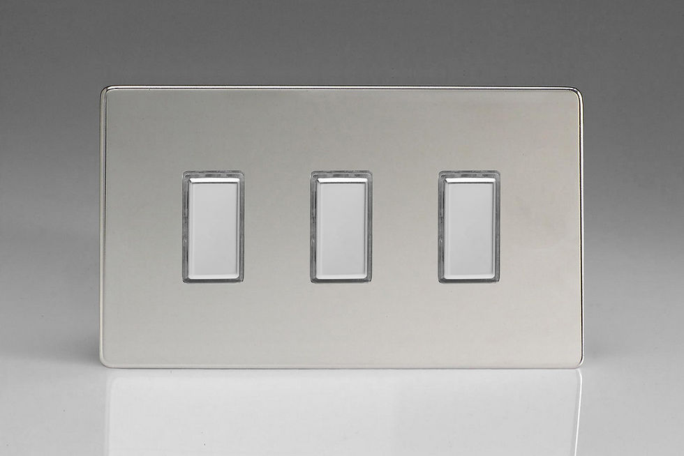 Thumbnail: Varilight 3-Gang Tactile Touch Control Dimming Slave