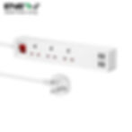 Ener-J 13A SMART Wi-Fi extension lead with 3 Sockets and 4 USB SHA5318