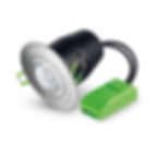 Thumbnail: JCC Fireguard LED GU10 fire-rated downlight IP20 brushed nickel tilting
