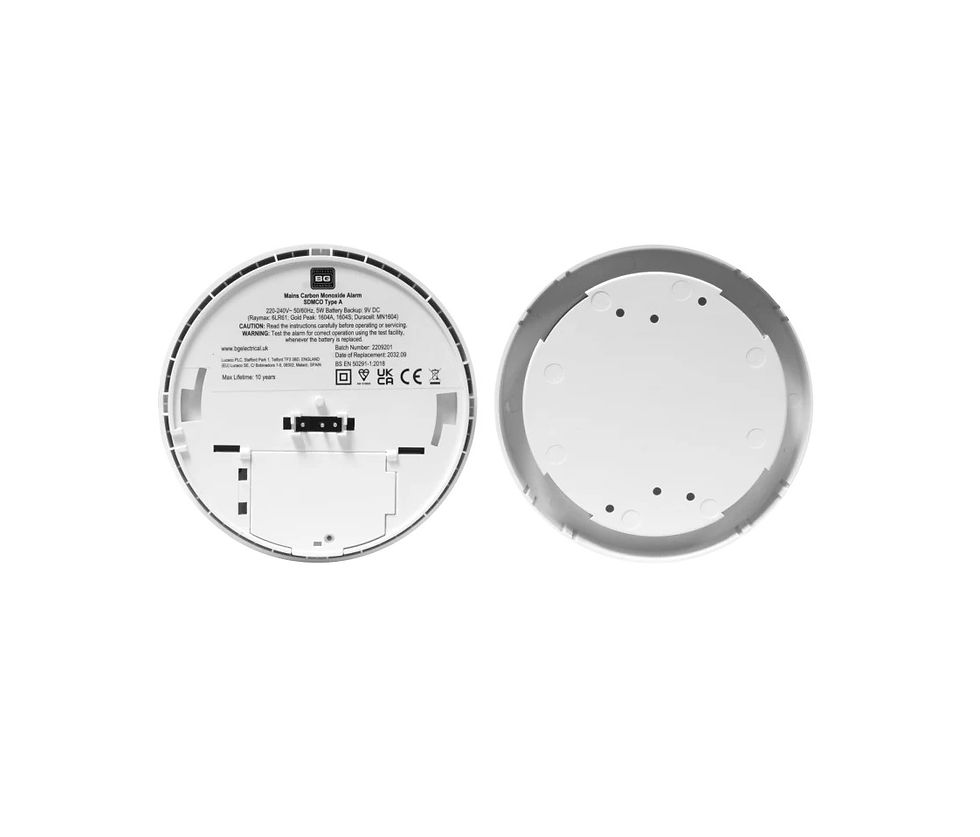 Thumbnail: BG Mains Powered CO Alarm interconnecting with battery backup SDMCO-02