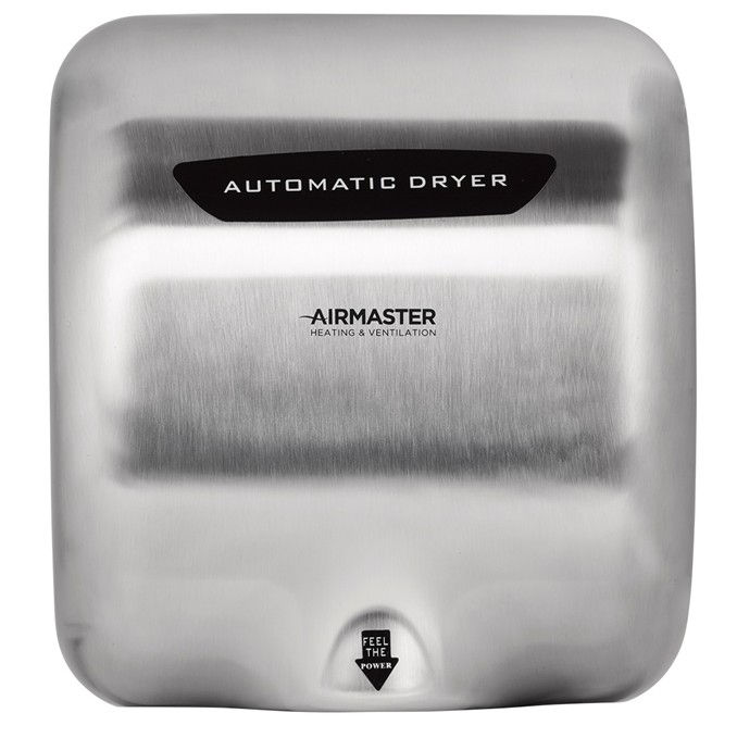 Thumbnail: Airmaster 1.8kW Stainless Steel automatic high speed hand dryer HDCT18CHR