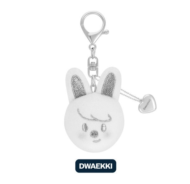 Stray Kids SKZOO FACE KEYRING SILVER celebrATE Tour Merchandise