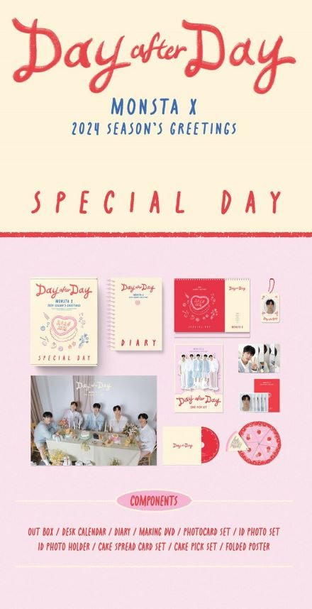 Thumbnail: Monsta X 2024 Season's Greetings Day after Day SPECIAL DAY version