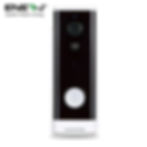 Ener-J slim wireless video doorbell including chime front view
