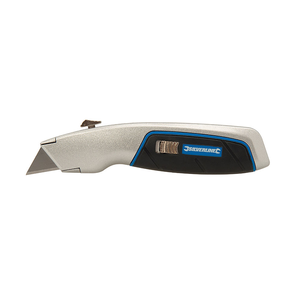 Thumbnail: Silverline Quick-Change Retractable Knife 175mm 589129