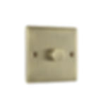 BG Nexus Antique Brass 200W 1 Gang 2 Way dimmer switch push on/off NAB81-01
