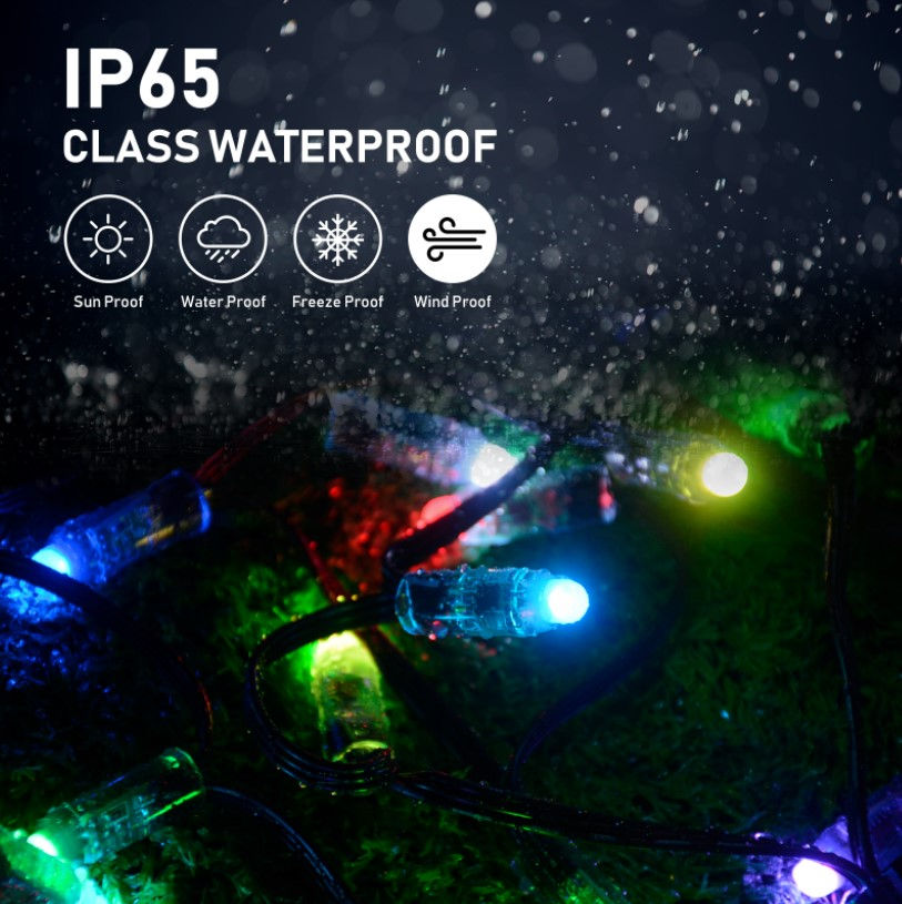 Ener-J Smart WiFi RGB Fairy Lights 5m  IP65 rated for outdoor use