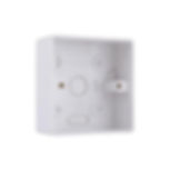 BG 800 Series white moulded round edge 1G PVC pattress box 32mm CMP8132-01