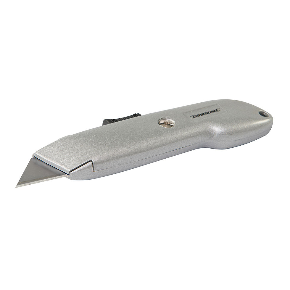 Silverline Auto Retractable Safety Knife CT11