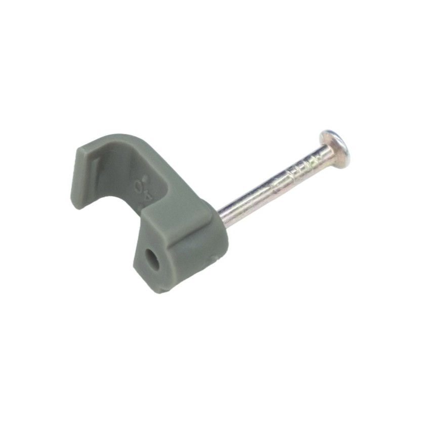 Tower 1.0mm Twin And Earth cable clip Grey Box of 100 70CGKF10