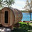 Miniature : Sauna Boréal Panoramique - Baril 7 pieds