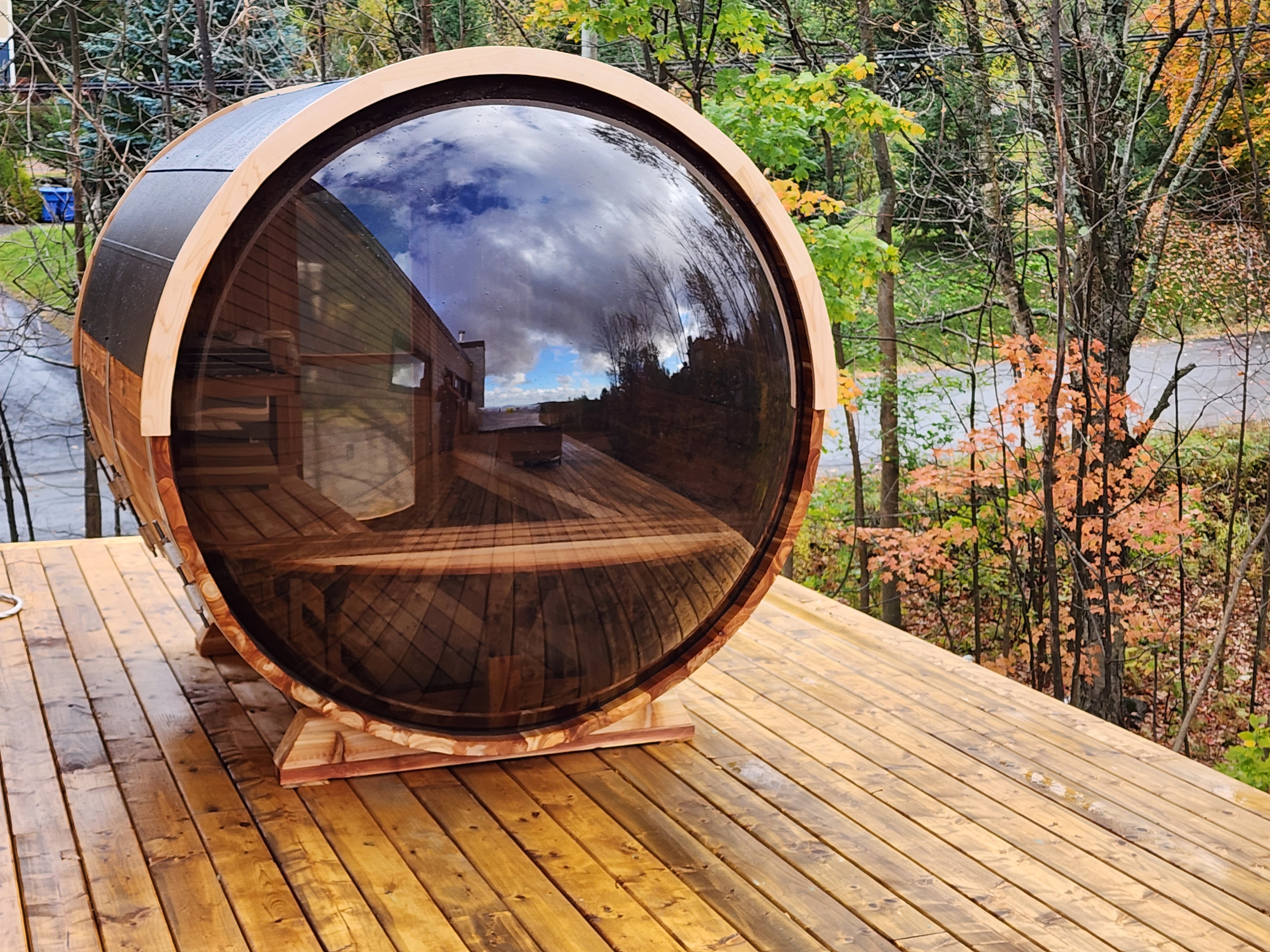 Panoramic Saunas for Sale throughout Quebec | Sauna Boréal