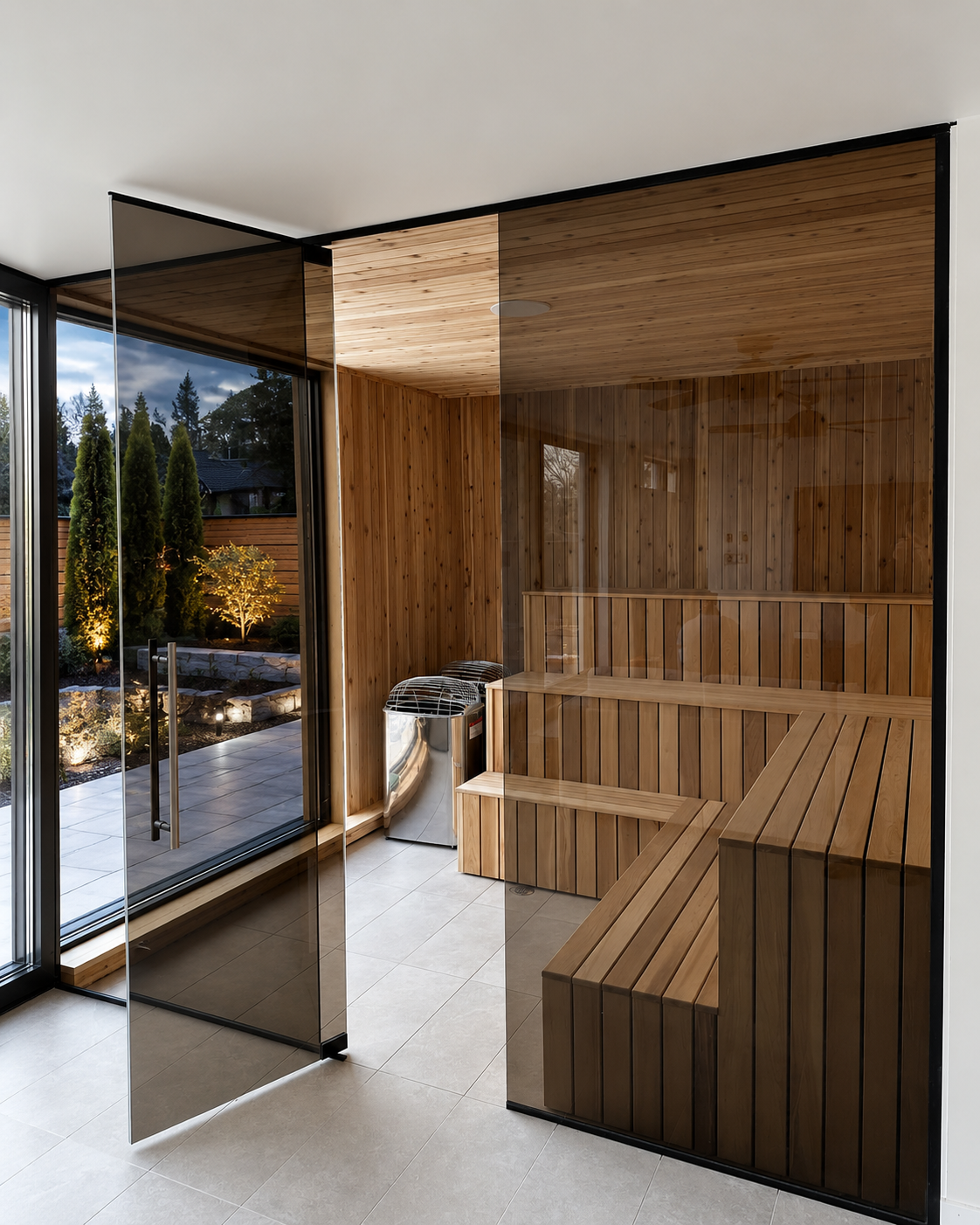 Sauna intérieur - résidentiel