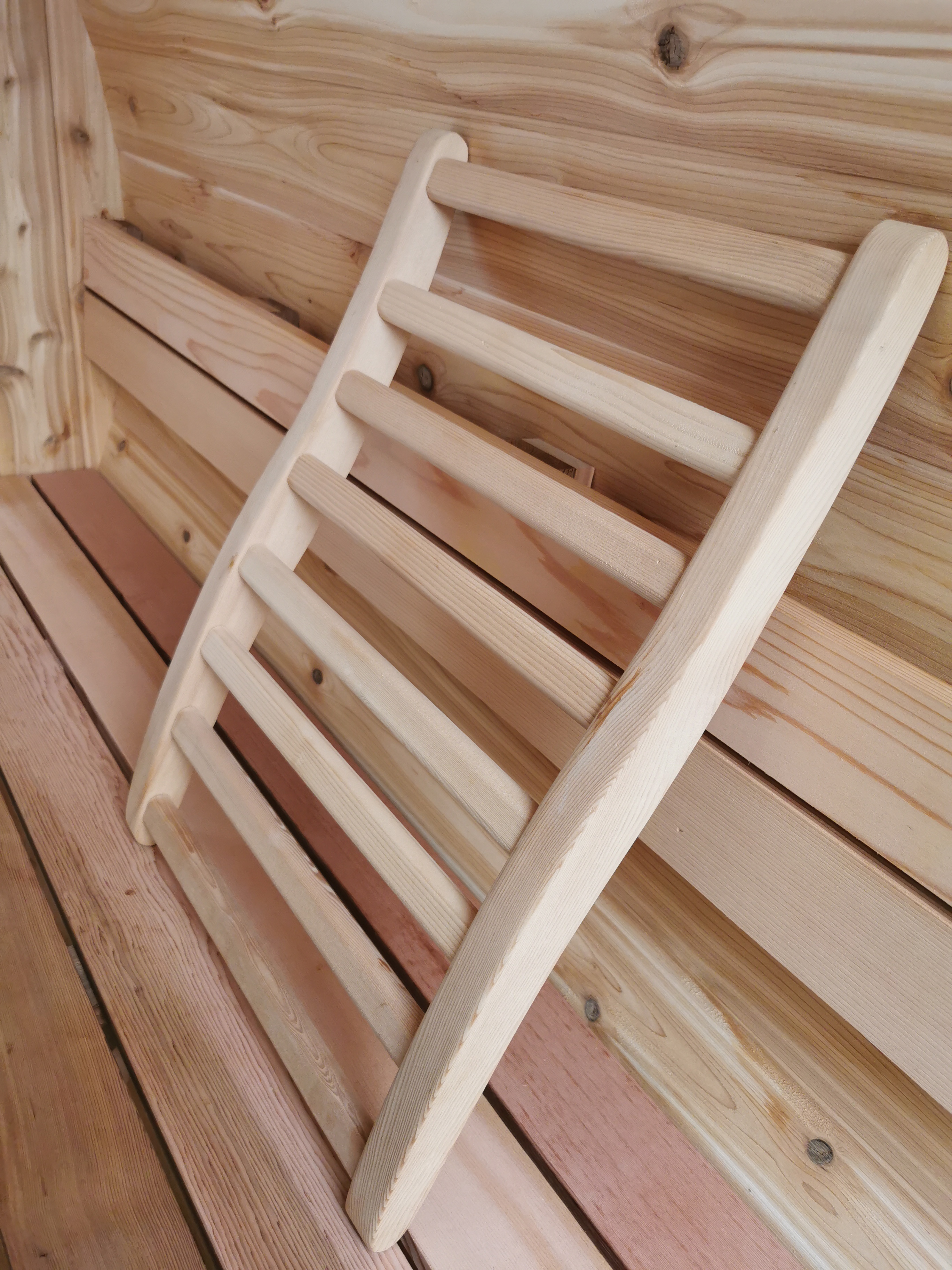 Dossier ergonomique pour sauna en cèdre rouge