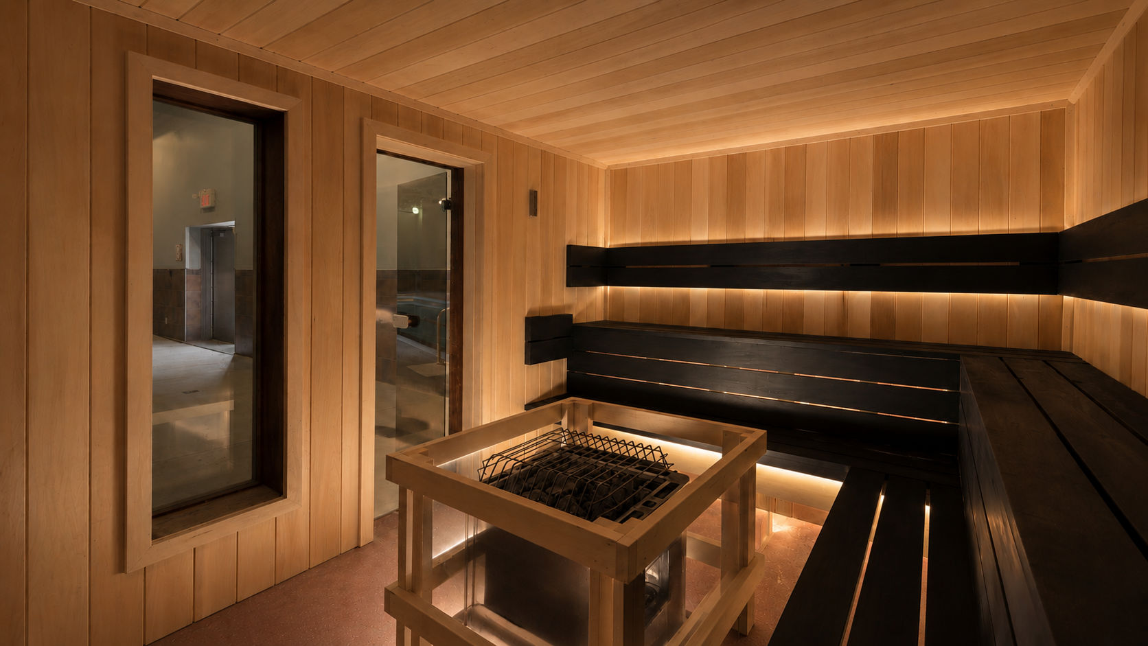 Sauna intérieur - commercial