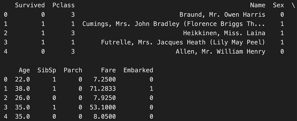 Cleaned dataset snapshot—ready for analysis.
