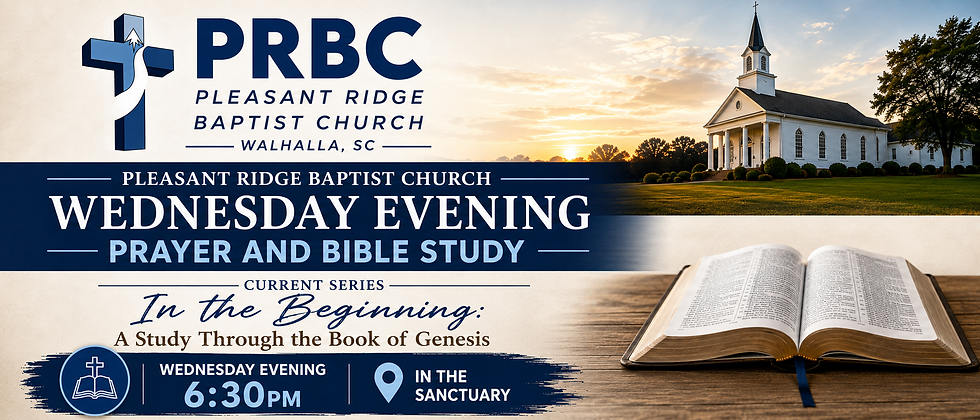 Wednesday Night Prayer & Bible Study