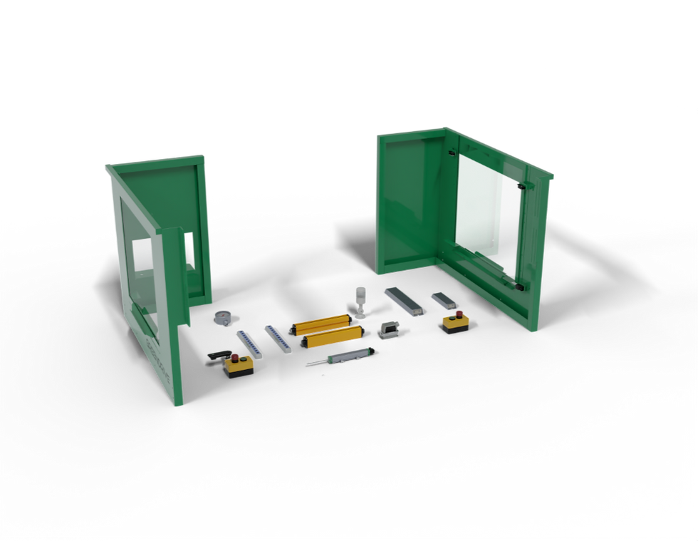 vertical injection moulding machine safety devices