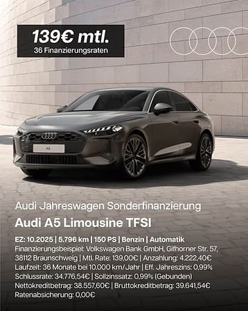 Audi A5 Sonderfinanzierung Mais-Glandien