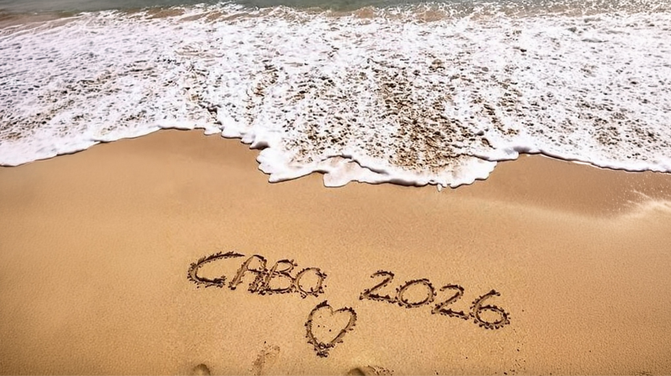 Cabo 26 in the sand
