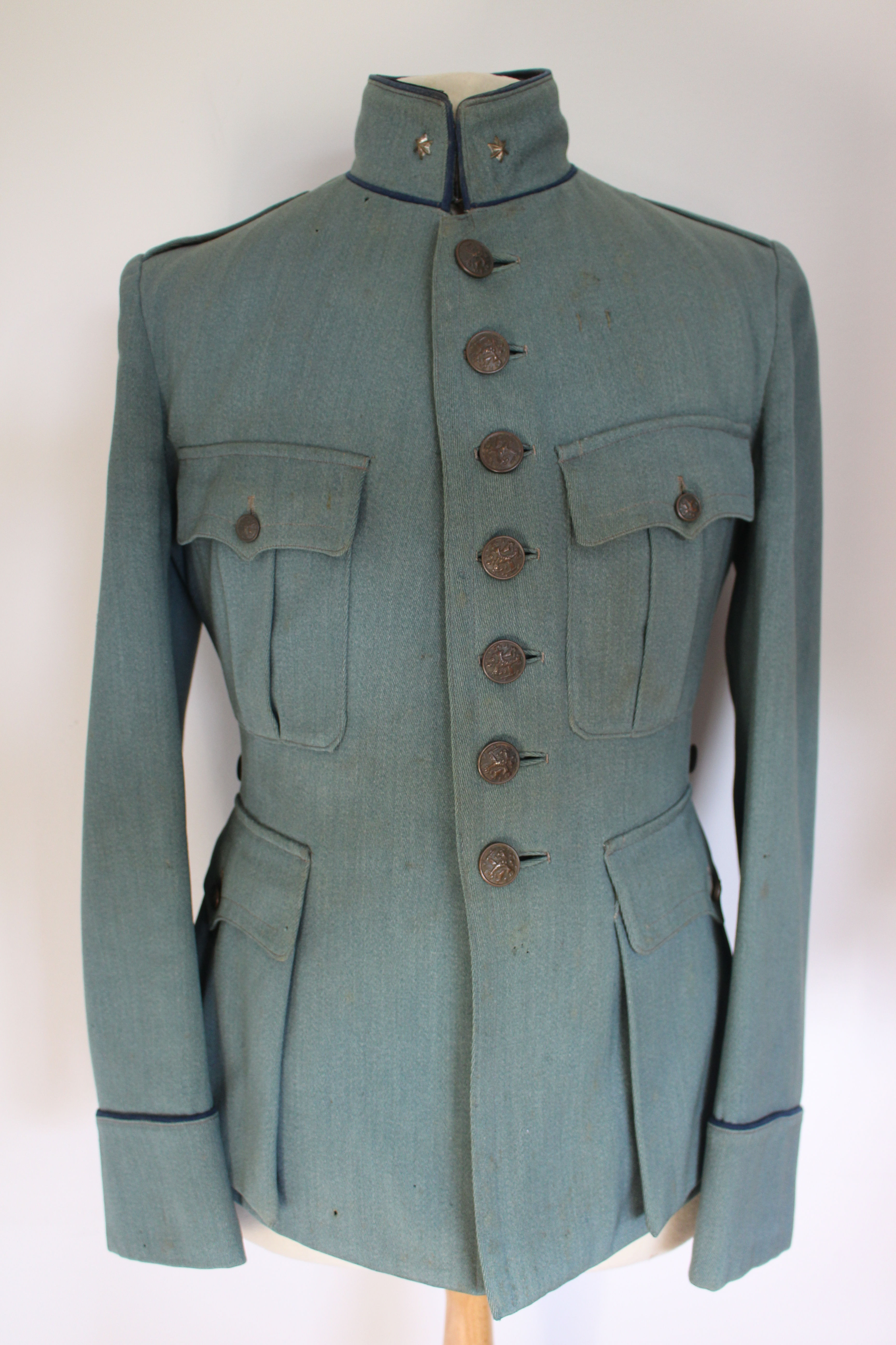Dutch officers uniform jacket, infantry 2nd lieutenant (named)