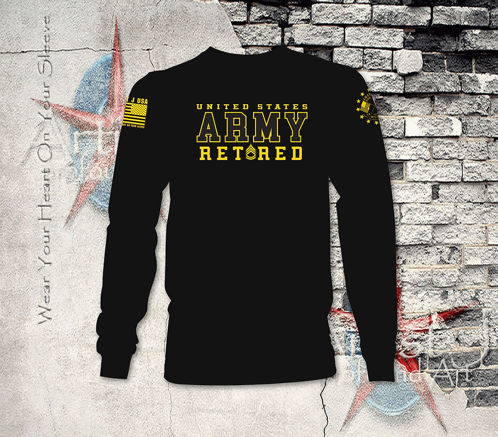 Thumbnail: US Army Retired SFC Long Sleeve