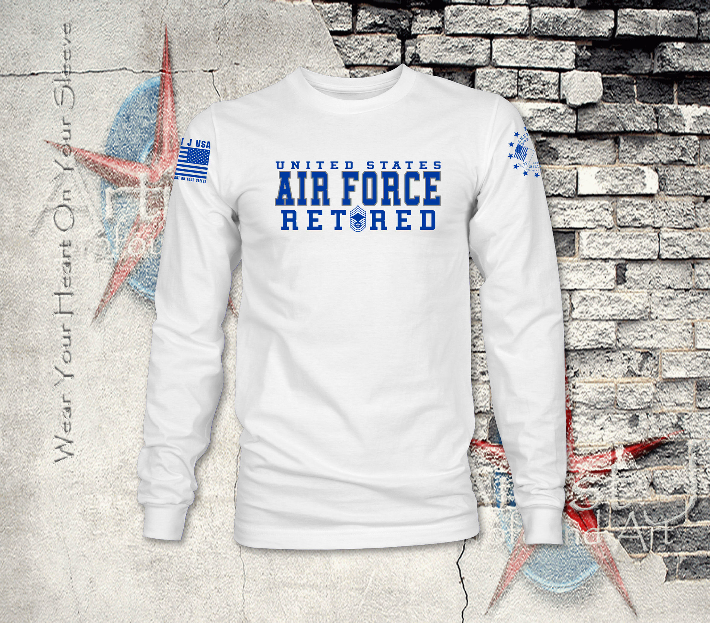 US Air Force Retired CMSgt Long Sleeve