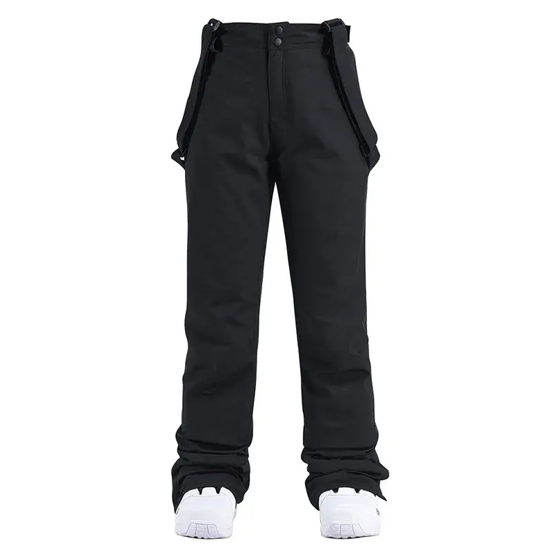 Thumbnail: High Quality Men Women Winter Thick Warm Skiing Pants Windproof Waterproof