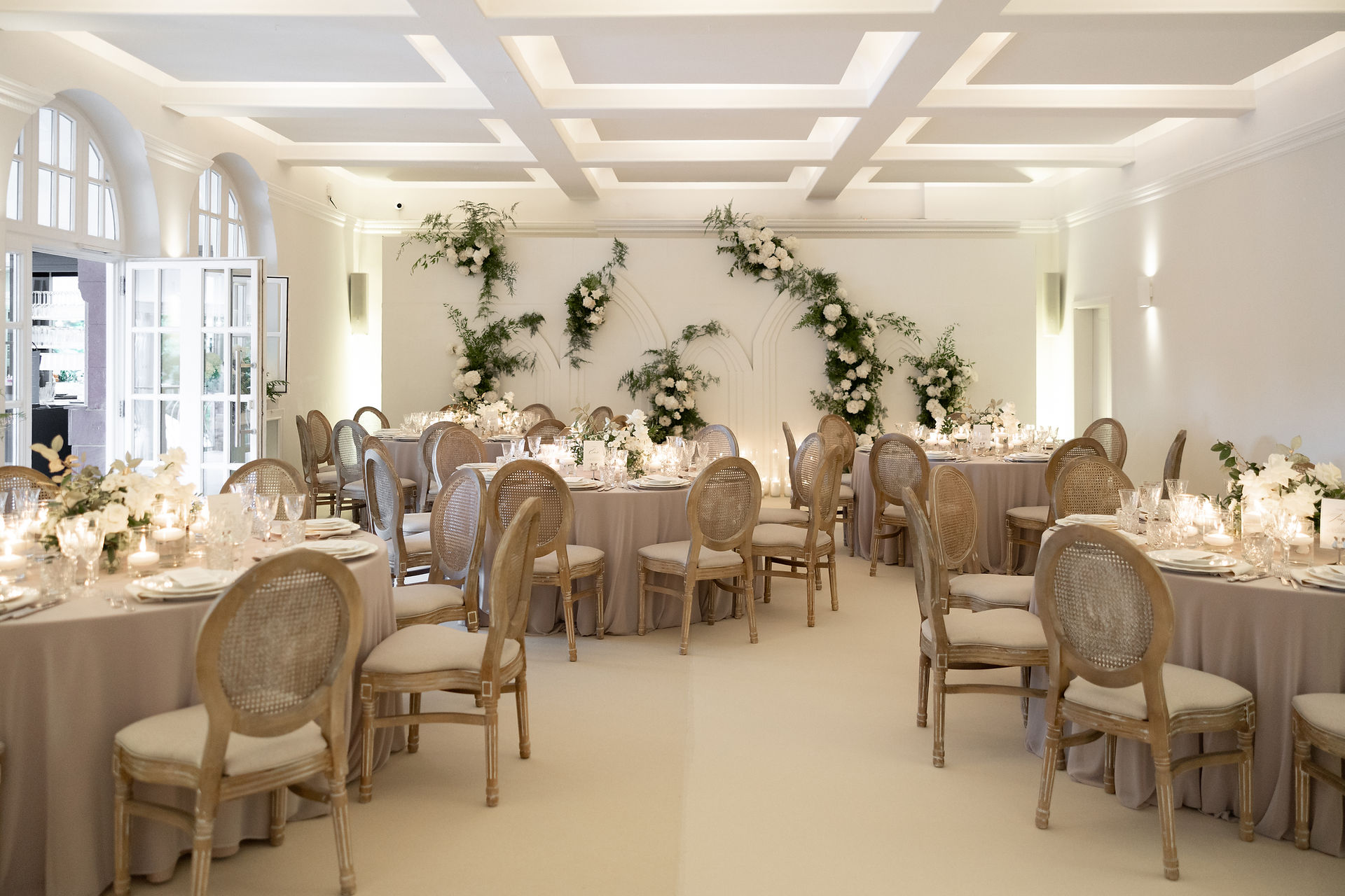 Hochzeitsdesign Festsaal Hoher Darsberg