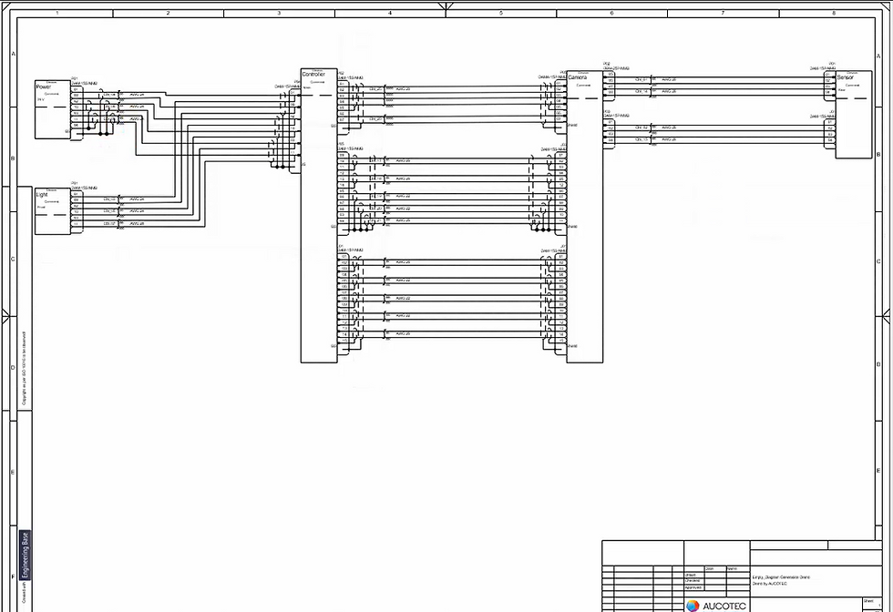 Automated Wiring Diagram Generation in Engineering Base