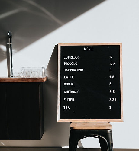 Menu Board