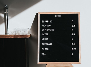 Consiglio Menu