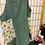 Thumbnail: Linen Crossback Apron - Blue