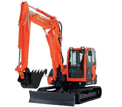 Kubota KX080-3 Mini Excavator, no thumb