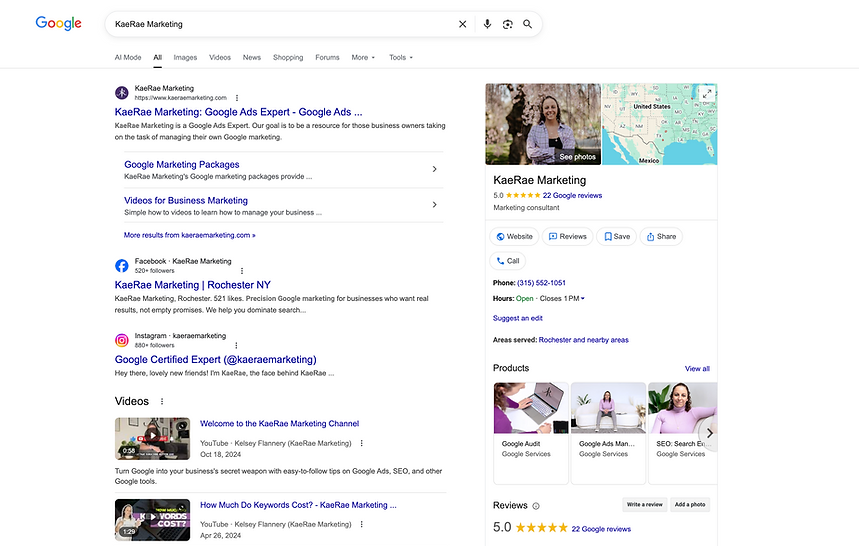 KaeRae Marketing - Google Business Profile.png