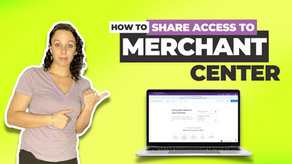 How To: share access to Merchant Center - KaeRae Marketing
