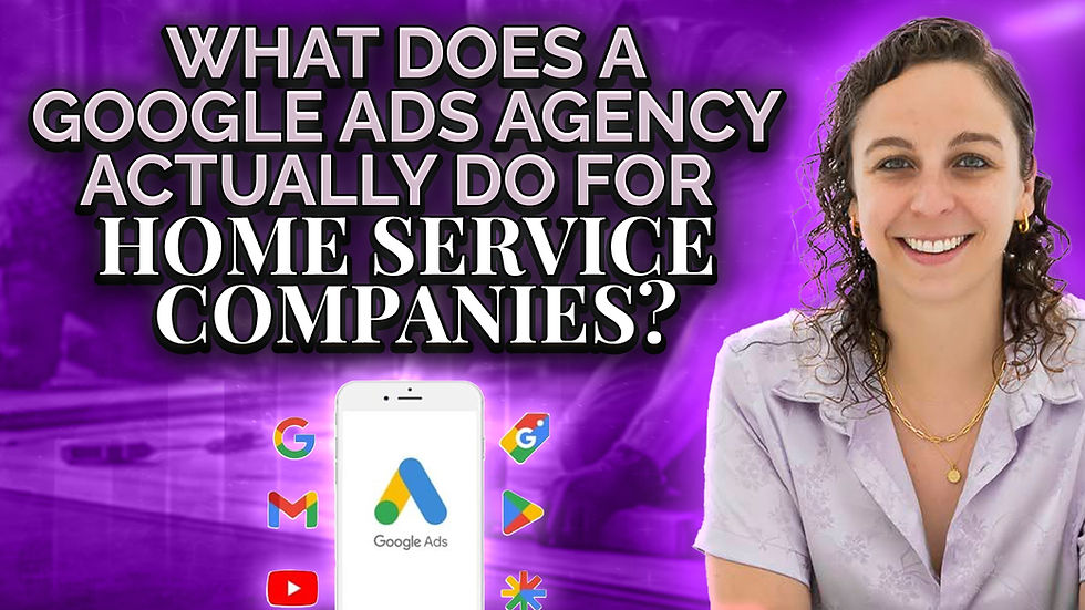 Marketing consultant reviewing Google Ads campaign data on a desktop screen