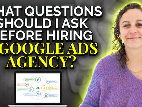 Home service business owner on a video call interviewing a marketing agency