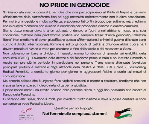 ATN lascia la piattaforma del PRIDE